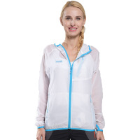 欧伦萨 户外运动户外运动皮肤衣夏 女薄透气长袖皮肤风衣0M7ZR