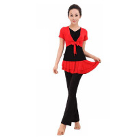 欧伦萨 户外运动2016春夏季广场健身舞蹈服套装 中老年舞蹈服