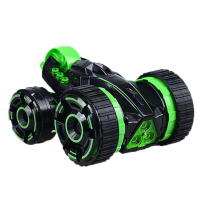 欧伦萨 户外运动六通五轮变形翻转特技车无线遥控汽车模型 儿童男孩礼物玩具