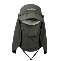 欧伦萨 户外运动帽子男女 360度遮脸遮阳透气速干帽 丛林帽