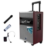 欧伦萨 户外运动8寸低音3寸高音户外拉杆锂电音箱带录音电量显示功能广场舞手提音响便携式大功率扩音器