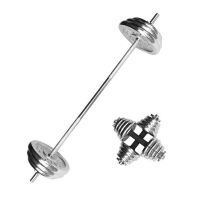 欧伦萨 健身训练举重杠铃20-100KG电镀杠铃哑铃套装组合家庭健身环保健身器材举重杠铃WKHP7