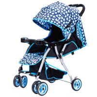 欧伦萨 轻便折叠婴儿车可坐可躺四轮童车推车超强避震婴儿推车