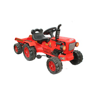 欧伦萨 儿童电动车可坐可骑脚蹬电动四轮 拖拉机工程车玩具