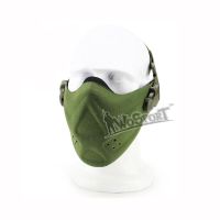 欧伦萨 运动户外配饰轻量化半脸勇者面具户外CS运动骑行面罩真人CS作战训练面具