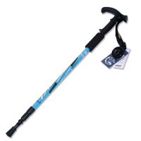 欧伦萨 户外运动登山攀岩弯柄便携小巧创新T型登山棍户外登山杖 铝合金拐杖老人手杖 5F8WF