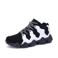 欧伦萨 户外运动鞋包篮球鞋跑步鞋篮球鞋2016韩版奶牛情侣气垫增高鞋透气户外运动男鞋