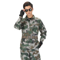 户外运动迷彩服林地数码迷彩服套装特种兵军装作训服迷彩工作服