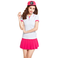 户外运动网球裙运动套装 短裙女羽毛球服防走光休闲裙裤