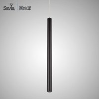 savia北欧简约现代餐厅鱼线吊灯圆柱体灯客厅过道卧室吧台灯具