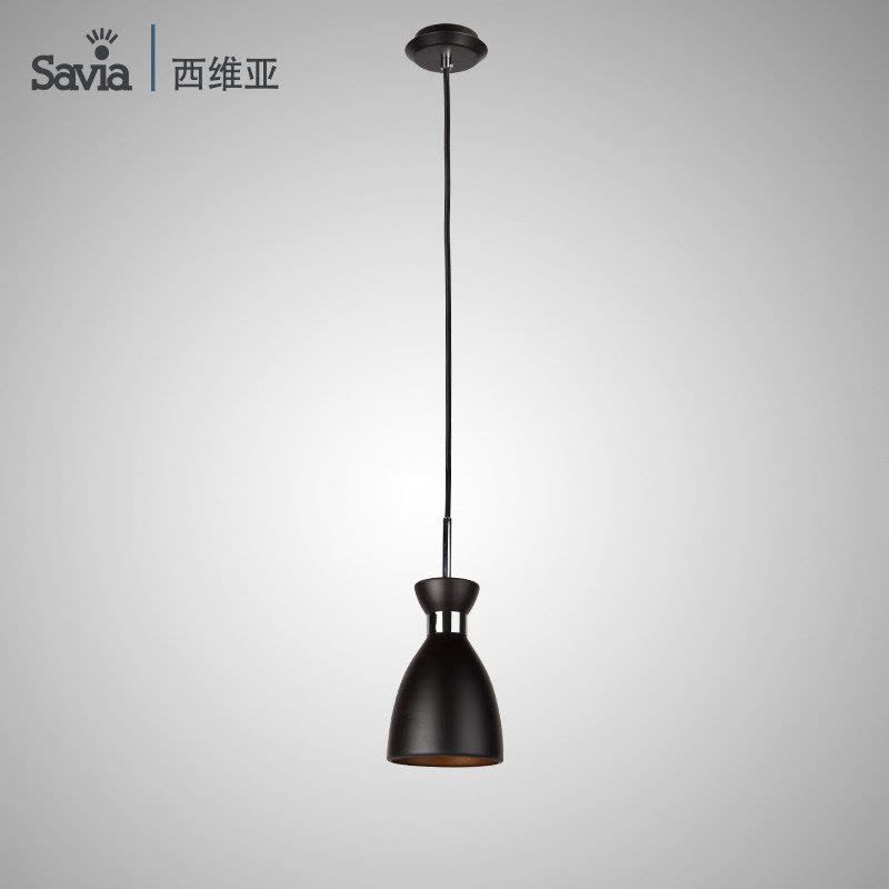 savia北欧宜家吊灯酒吧咖啡厅餐厅灯具复古风格吧台过道创意吊灯图片