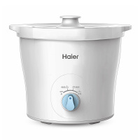 Haier/海尔婴儿智能辅食机电炖锅1l陶瓷bb煲煮粥锅HBP-B10