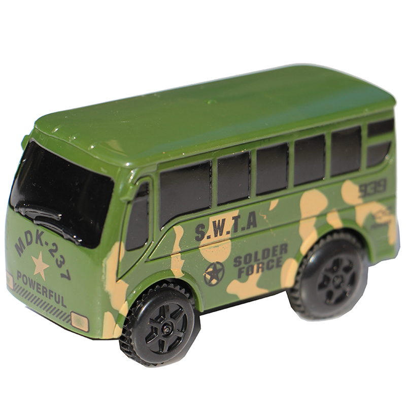 红色消防小巴士 轨道玩具专用配件小车 儿童电动玩具汽车轨道车赛车