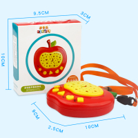 小苹果早教故事机 婴儿启蒙玩具1-2-3岁 宝宝礼物投影学习机 带挂绳