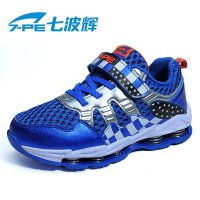 七波辉正品新款春夏秋季男童鞋潮鞋减震弹簧底透气网面儿童运动鞋82558