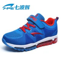 七波辉正品男童鞋新款中大童学生时尚网面减震儿童透气运动鞋气垫底网布鞋82529