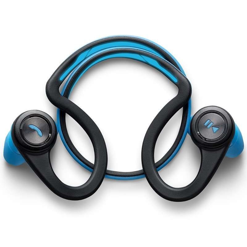 Plantronics/缤特力 BACKBEAT FIT 立体声耳麦 运动蓝牙耳机 防水 FIT（ 电光蓝）