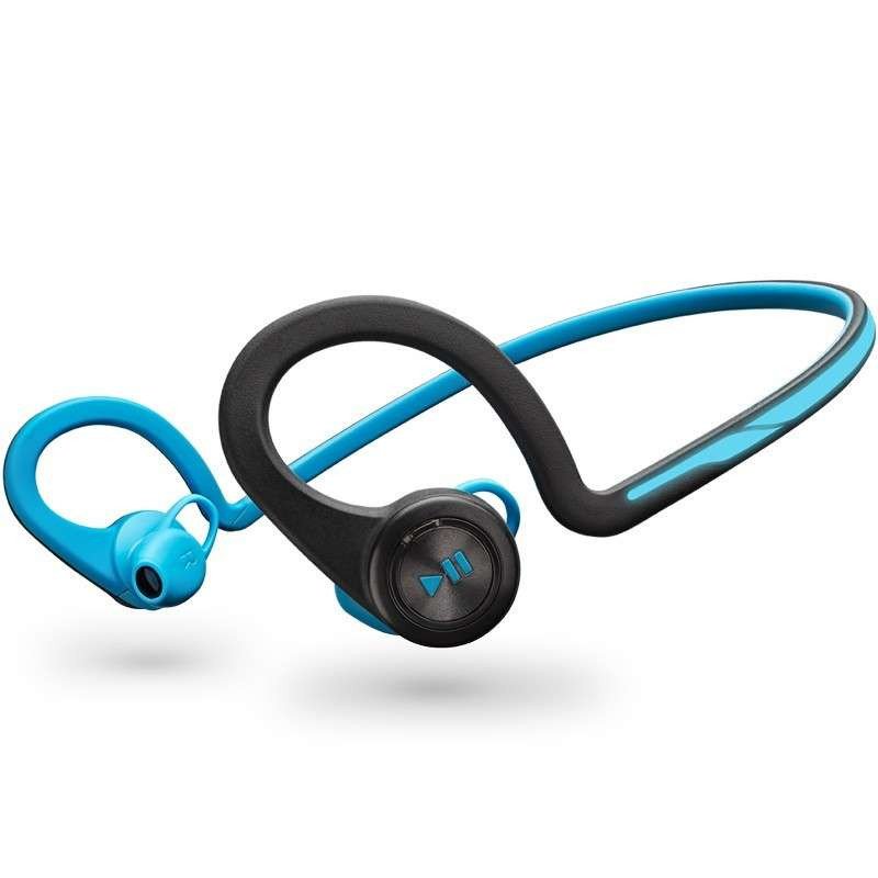 Plantronics/缤特力 BACKBEAT FIT 立体声耳麦 运动蓝牙耳机 防水 FIT（ 电光蓝）