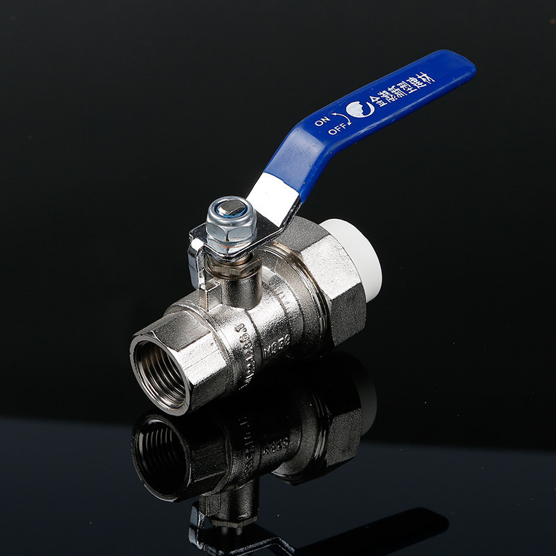 帮客材配金潮厨电铜件采暖炉单头活结铜球阀dn253410个箱一箱起售