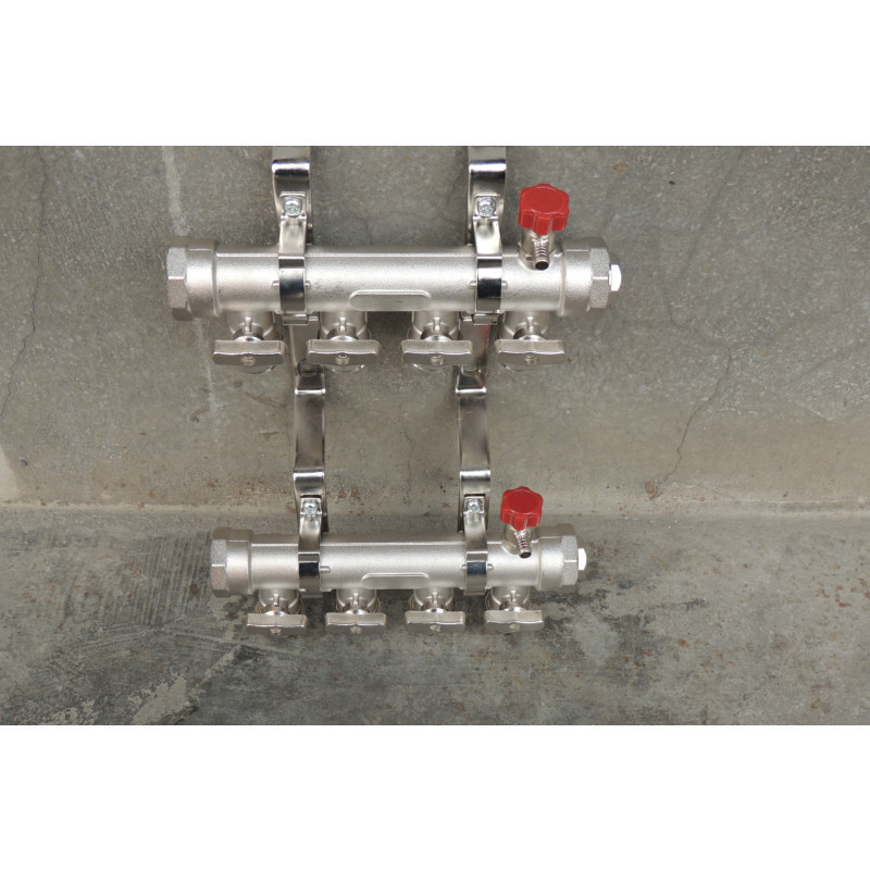 帮客材配 分水器四方锻造一体分水器20*3.0*7