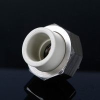 帮客材配 金潮 厨电 PP-R铜件 采暖炉内螺纹活接 白色 DN25×3/4_10个/包 十包起售