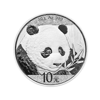 昊藏天下 2018年熊猫30克银币 银猫红盒装