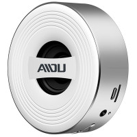 AIDU/爱度 A3笔记本音响随身迷你影响桌面低音小钢炮苹果蓝牙音箱 太空银