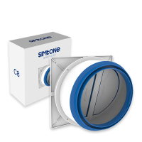 帮客材配 西蒙 C8油烟机止回阀防倒风 单价27  一箱24个免邮