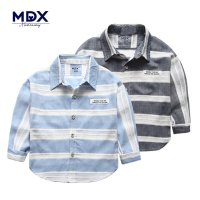 男童帅气条纹衬衫新款春装2016童装儿童长袖衬衣宝宝英伦风上衣