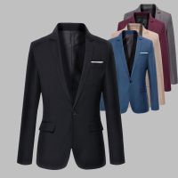 至行春秋季男装休闲小西装显瘦韩版男式商务便西小西服上衣服外套