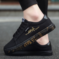 迪鲁奥帆布鞋男鞋低帮社会小伙平底乐福鞋春秋季懒人一脚蹬休闲鞋