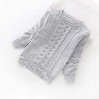 迪鲁奥(DILUAO)2021新款春秋装童装儿童全棉毛衣中大女童薄款低领针织衫低圆领打底衫