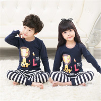 迪鲁奥(DILUAO)儿童秋衣秋裤套装棉宝宝中大童棉男孩保暖内衣男童装女童睡衣
