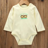 迪鲁奥(DILUAO)婴儿三角哈衣爬服长袖纯棉连体衣儿睡衣宝宝春包屁衣