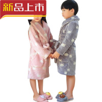 迪鲁奥(DILUAO)小孩子的衣服儿童秋装2021的新款儿童法兰绒睡袍女童秋冬季珊瑚绒浴袍公主加厚加长小孩男生家