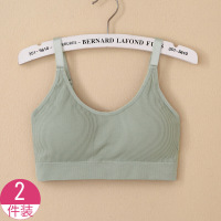 迪鲁奥(DILUAO)2021日本内衣女网红吊带美背运动背心无钢圈文胸聚拢少女学生抹胸裹胸 均码