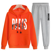 迪鲁奥(DILUAO)秋冬上新大童秋装衣服12男孩运动套装15岁初中学生13帅气两件套14罗纹布外套2021