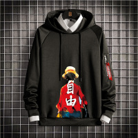 迪鲁奥(DILUAO)秋冬上新白色卫衣男连帽春秋款青少年初中生动漫比卡丘情侣装秋装长袖T恤2021