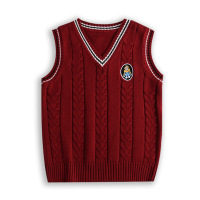 迪鲁奥(DILUAO)同款旗舰店婴儿马甲薄款秋冬新儿童款韩版坎肩宝宝毛线衣背心中小童毛衣男童针织马甲A类
