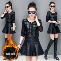 迪鲁奥(DILUAO)春秋新款纱网上衣女洋气小衫时尚潮流女装气质性感超仙网纱打底衫