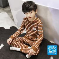 迪鲁奥(DILUAO)同款专卖店儿童内衣套装男童秋衣秋裤儿童内衣套装棉春男孩保暖中大童小孩睡衣全棉中厚