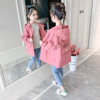 迪鲁奥(DILUAO)[秋上新]女童外套秋装2021新款潮儿童小女孩洋气中长款风衣网红童装上衣