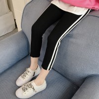 迪鲁奥(DILUAO)[秋上新]女童春秋打底裤2021新款韩版洋气儿童秋款外穿中大童裤子8-12岁潮 骑士黑 110c