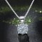 恒久之星(foreverstar)珠宝白18k金钻石吊坠项坠结婚钻石项链群镶定制