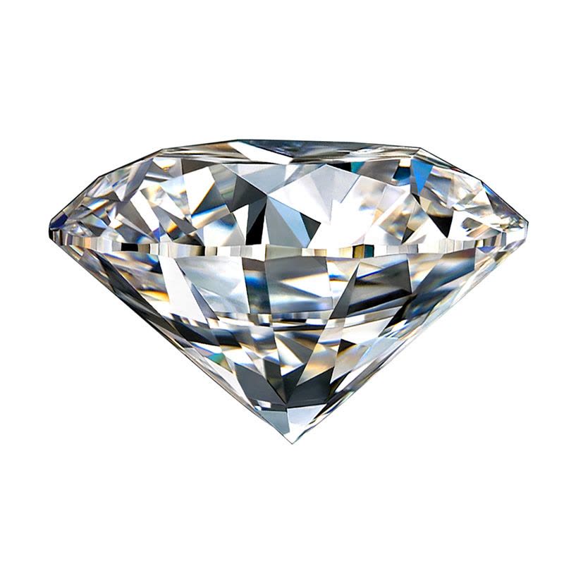 恒久之星GIA裸钻钻石定制50分1克拉铂金对戒结婚钻戒婚戒珠宝钻石图片