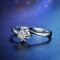 恒久之星钻石戒指女款结婚戒指正品白18K金钻戒求婚裸钻珠宝定制