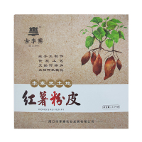 [中华特色馆]周口馆 古李寨红薯粉皮2.5kg礼盒装 纯手工无添加 传统工艺粉皮