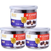 百诺 英式麦丽素纯可可脂巧克力100*3罐组合 巧克力豆 百诺 麦丽素
