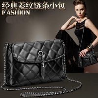 梦特莎(MNEGTESHA)韩版时尚女包流苏百搭小方包迷你链条小包单肩斜挎包女士包包