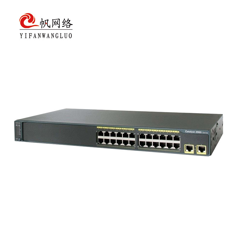 思科（Cisco）WS-C2960X-24TS-LL 24口全千兆 三层交换机